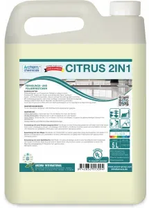 CITRUS 2 in 1 Reinigungs- und Polierrestorer, Bodenreiniger und Polierer reinigt und pflegt in einem Arbeitsschritt, 5 Liter - Kanister