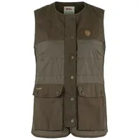Fjällräven Damen Forest Wool Padded Weste, Dark Olive, M