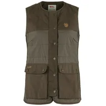 Fjällräven Damen Forest Wool Padded Weste, Dark Olive, M
