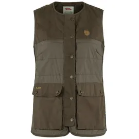 Fjällräven Damen Forest Wool Padded Weste, Dark Olive, M