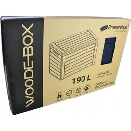 Prosperplast Woodebox 190 l 190 x 70 x 60 cm Anthrazit