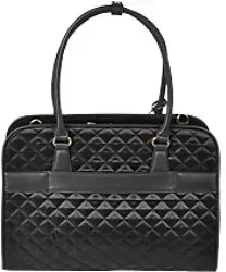 Socha Laptoptasche für Frauen 15,6 Zoll herausnehmbares Laptopfach Schwarz Dia Facelift GO