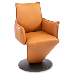 Komfort & Wohnen Drehsessel Drive 6014-1B Leder Brandy