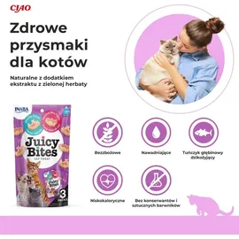 INABA Juicy Bites Shrimps und Meeresfrüchte 3 x 11,3 g