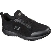 SKECHERS Herren Squad Sr Myton Sneaker, Black Textile Synthetic, 42 EU