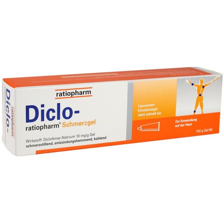 diclo ratiopharm schmerzgel 150 g