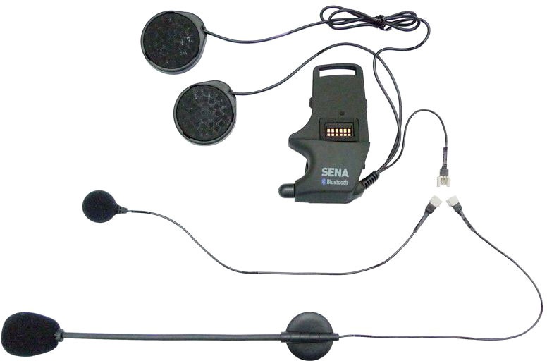 Sena SMH10 Einbaukit für Jet/Klapphelme, Kommunikationssystem - Schwarz