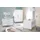 roba Kinderzimmer Set 3-teilig Ole - Kinderbett 70 x 140 cm umbaubar + Wickelkommode mit 3 Schubladen + Kinderkleiderschrank - Griffe & Füße aus ... - Weiß