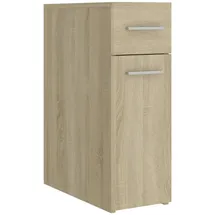 vidaXL Apothekerschrank Sonoma-Eiche 20 x 45,5 x 60 cm Braun