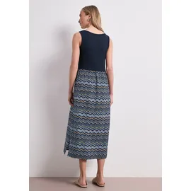STREET ONE Midikleid mit allover Print Blau 44