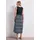 STREET ONE Midikleid mit allover Print Blau 44