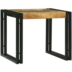 vidaXL 2-teiliges Couchtisch Set aus massivem grobem Mango-Holz