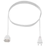 Bachmann 233.284 H03VVH2-F 2x0,75 2m, weiss