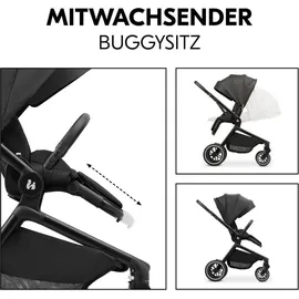 hauck Move N Care Set - inkl. Babywanne und Sportsitz - Black