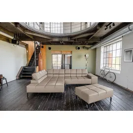KAWOLA Ecksofa Leder Relaxfunktion