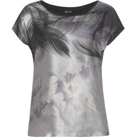 LAURA SCOTT Shirtbluse in modischem Materialmix - Gr. 46,