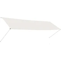 vidaXL Einziehbare Markise 400 x 150 cm creme