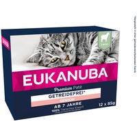 Eukanuba Senior Katzenfutter nass getreidefrei - Premium Nassfutter mit