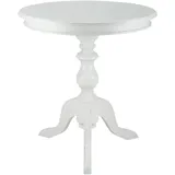 CLP Beistelltisch Ø 70 x 76 cm Antik Weiß