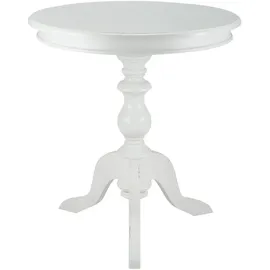 CLP Beistelltisch Ø 70 x 76 cm Antik Weiß