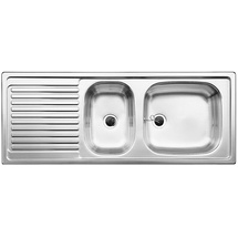 Blanco Top EZS 11 x 4 edelstahl naturfinish + Handbetätigung