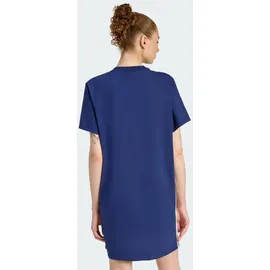 adidas Shirtkleid Blau/Weiß M