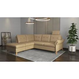 sit&more Ecksofa SIT & MORE "Göteborg", braun (cappuccino), B:250cm H:90cm T:226cm, Sofas, Ecksofa, inkl. Sitztiefenverstellung, wahlweise mit Bettfunktion & Bettkasten