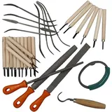 Creativ Company Speckstein Werkzeugset 1 Set Grün/Grau