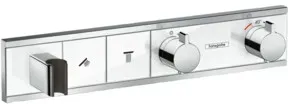 hansgrohe Fertigmontageset RainSelect UP-THM, m i. Brauseha., 2 Verbr., we/vc