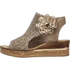 Rieker Keilsandalette Damen Beige 36