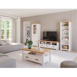 Interlink Vitrine Maluno 68 x 41 x 193,1 cm Weiß