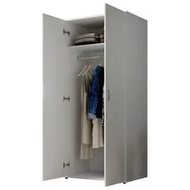 SchlafKONTOR Base 80 x 177 x 52 cm weiß