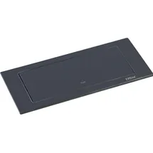 EVOline Einbausteckdose Backflip Schwarz 2 St.