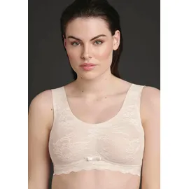 Anita (Since 1886 Damen Bralette - Essentials Lace, Bustier, bügellos, mit Schale, florale Spitze Creme S