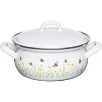 RIESS Kasserolle mit Deckel 16 cm rund