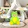 brubies Teddy Frosch 25 cm Grün/Gelb/Beige/Hellbraun
