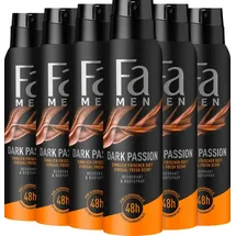 Fa Men Dark Passion Deospray 6 x 150 ml