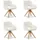 Homestyle4u Esszimmerstuhl Teddystoff beige 4er Set