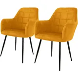 2/4/6er Esszimmerstühle Wohnzimmerstuhl Küchenstuhl Design Lounge Stuhl Samt