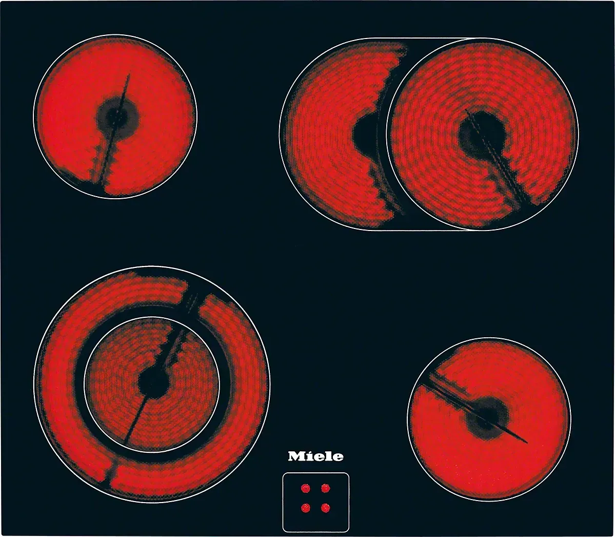 Miele KM 6017 Herdgesteuertes Elektrokochfeld