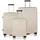 Bugatti Linea Koffer-Set 3-tlg. beige