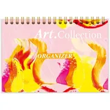 Farbspiel Tischkalender 2024/2025 Der ideale Tisch-Organizer ohne Datum mit stabilem Hardcover und Spiralbindung aus der Art.Collection von Stay Inspired