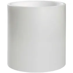 WellHome - Leichter Blumentopf "Agila Collection", Ø37x40cm, Farbe weiß