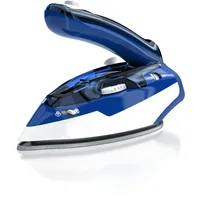 MyBeo Reisebügeleisen, klappbar, 1100 W, Edelstahlsohle, Dampfstoß, Dual-Voltage