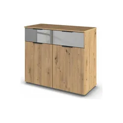 Sideboard  Skyla , holzfarben , Maße (cm): B: 93 H: 81
