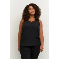 KAFFE CURVE Ärmellose Bluse KCjakobine Regular fit in Schwarz