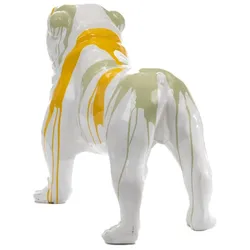 Bulldogge USA Trash Honig grün 70 cm - Dekor Anderes Harz Amadeus 90x45 cm