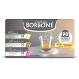 Caffe Borbone Paket 90 Kapseln Mischungen Sortiert Kompatibel nespresso