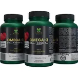 Lanco Nutritions Omega 3 + D3 + K2 Omega-3-Säuren Kapseln 60 Stück.