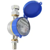 wasser gerate - Zapfhahnzähler mit Einstrahltechnik 3/4'') 110 mm eco two in one